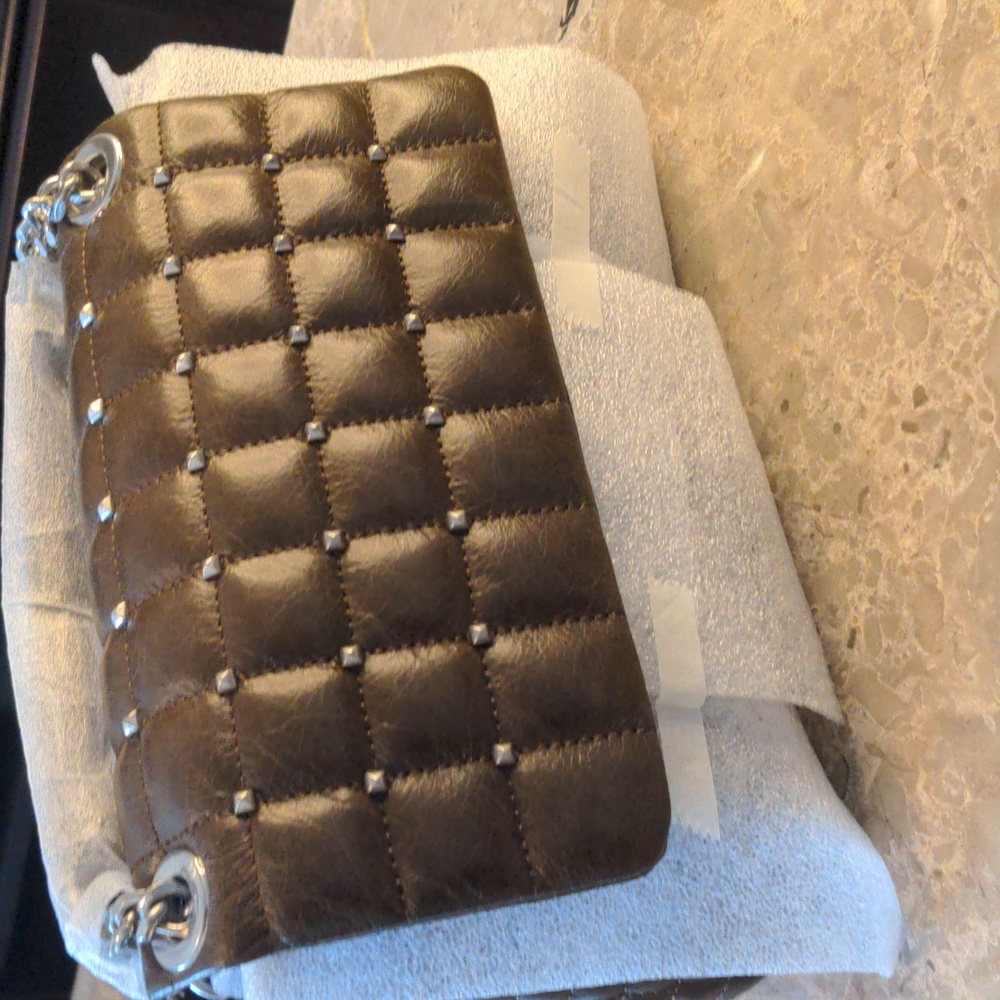 Edie Quilted Shoulder Bag